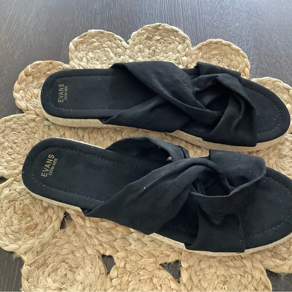 Evans extra wide softie knot platform shoes (10 extra wide) - Picture 7 of 8